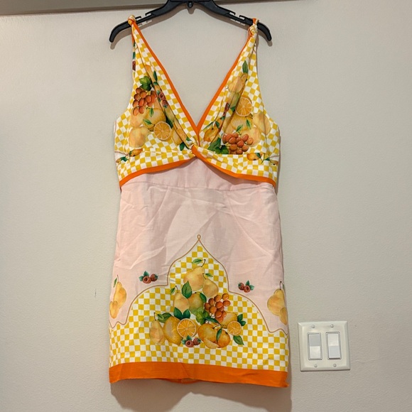 Antonio Melani Kacey Dress in Multicolor Fruit Print SZ 14 NWT - Picture 3 of 6